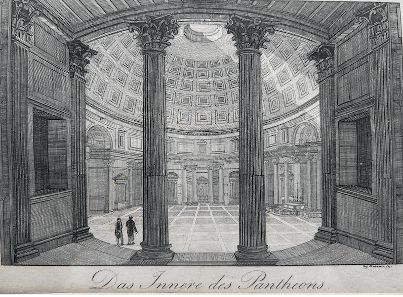 Baukunst-Das Pantheon: Die Kunst von Licht und Schatten